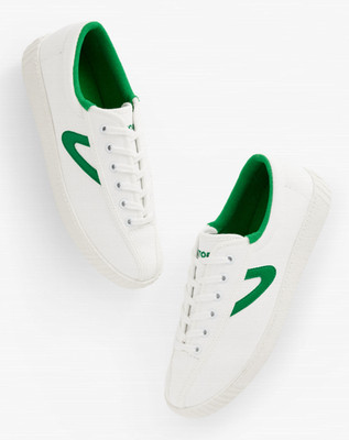 Tretorn  Nylite Plus Canvas Sneakers WHITE/GREEN New