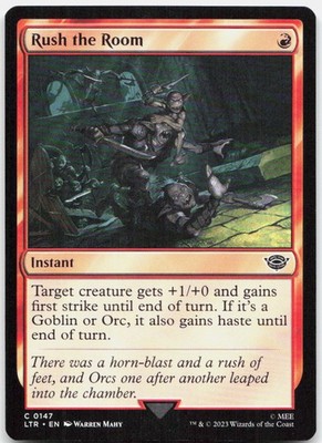 Rush the Room 147 NM LTR: Tales of Middle-earth Magic: The Gathering