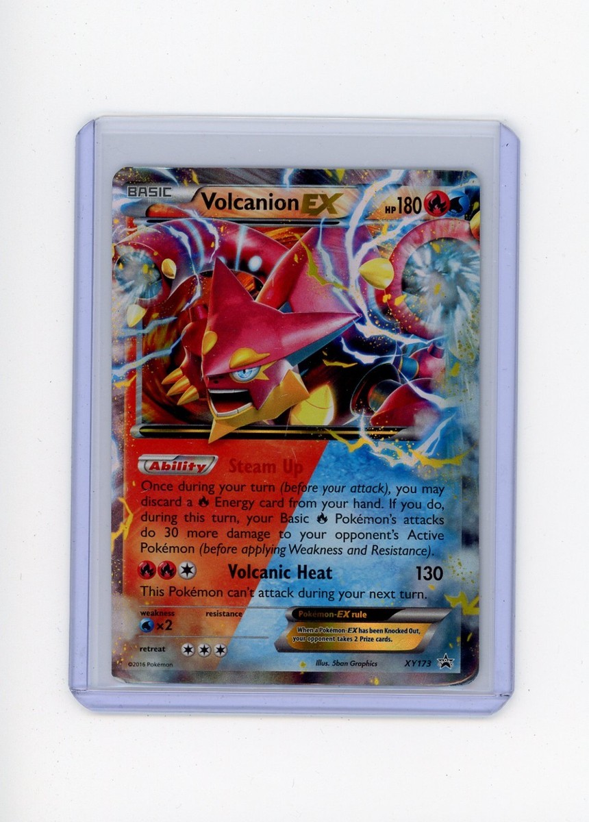 2016 Volcanion EX XY Black Star Promos XY173 Rare Pokémon Card HP