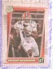 2023 ANTHONY RICHARDSON RC Panini CLEARLY DONRUSS RATED Rookie / Orange #50 