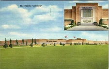 Upjohn Company, Portage Road Plant, KALAMAZOO, Michigan Linen Postcard