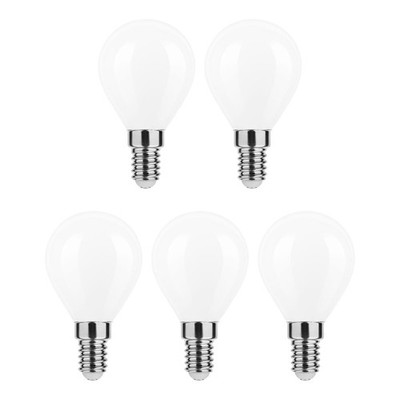 Modee E14 LED Filamentlampe P45 4W 470lm 4000K Neutralweiß 5 Stück