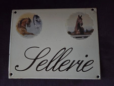 Plaque en émail Scellerie