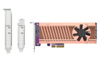QNAP QM2-2P-344A - PCIe - M.2 - PCIe 3.0 - Braun - Grau - NAS / Storage server