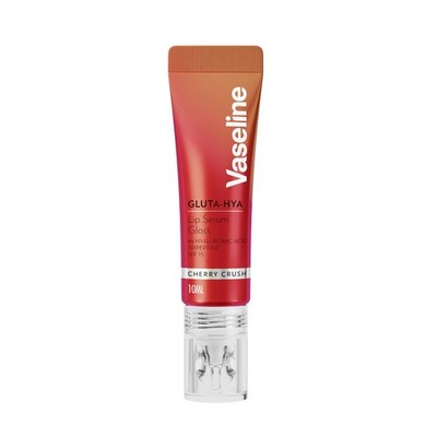 Vaseline Gluta-Hya Lip Serum Gloss Cherry Crush 10m 10ml, 