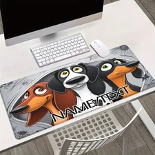 15.7x35.4 inch 1pc Custom Name Personalized Large XXL Gaming Desk Mat & Mouse Pa