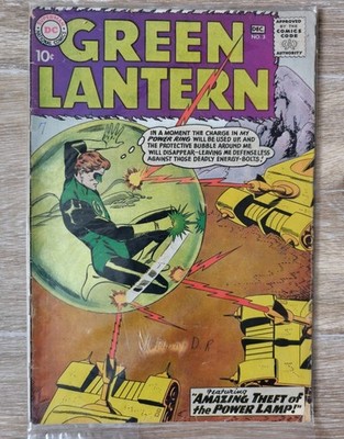 Green Lantern #3 (1960, DC Comics, 10¢) Hal Jordan Vintage US