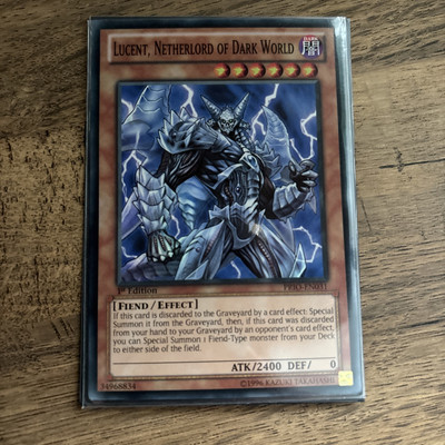 Lucent, Netherlord of Dark World PRIO-EN031 Super 1st Edition Near Mint Yugioh