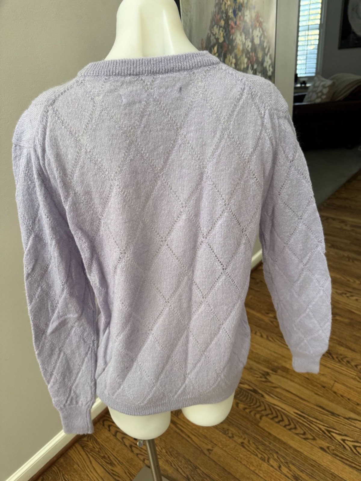 PUSHBUTTON Push Button Purple Laddered Sweater Vi… - image 4