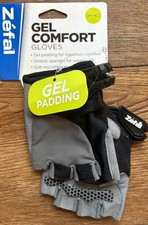 ZEFAL Fingerless Gel Comfort Gloves - Cycling or Workout or Gym - NEW S/M