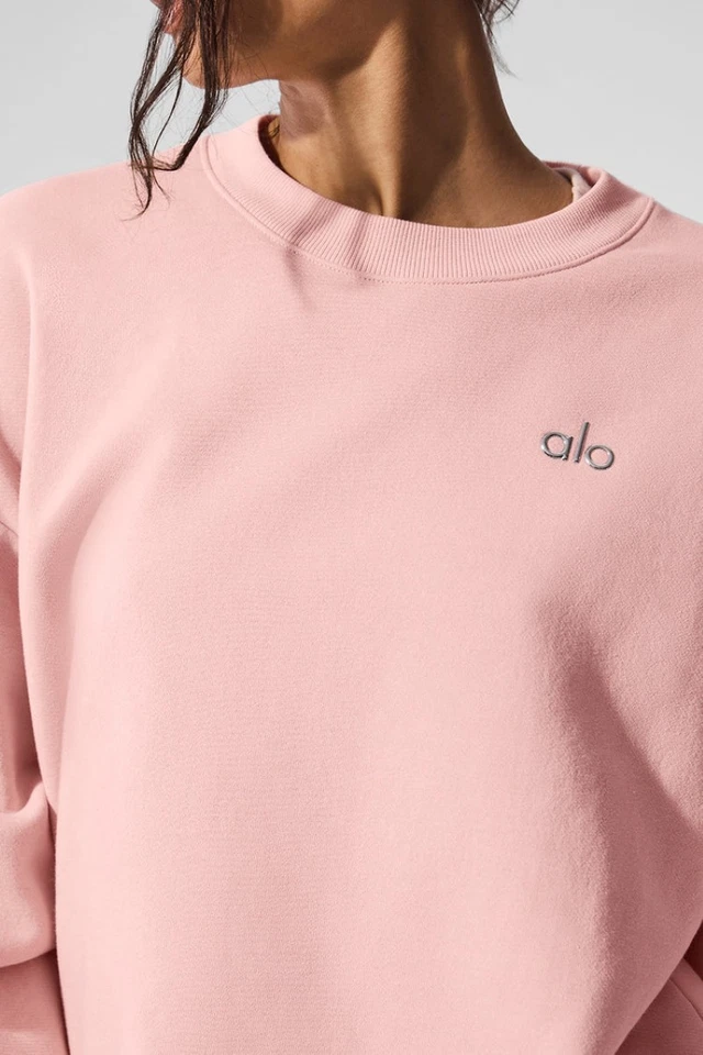 New AIo Yoga Accolade Crew Neck Pullover Simple Women's Sweatshirt Sports Wear - Image 2 of 4