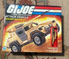 1984 HASBRO GI JOE VAMP MARK II VEHICLE w  BOX & BP 100  COMPLETE Sealed Content