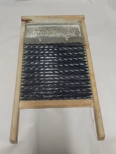 No 197 Blue Porcelain Enamel Soap Saver National Washboard Co Laundry Board