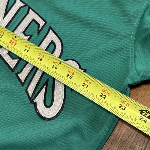 Ken Griffey Jr Seattle Mariners Majestic Cool Base Jersey Stitched Mens XL NEW - Picture 9 of 12