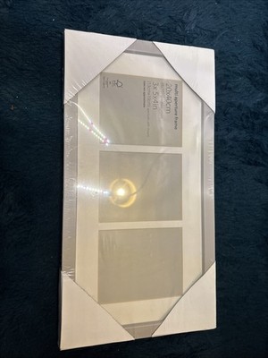 Fotocollagenrahmen mit mehreren Blenden, 20*40 cm ohne Halterung, Glasplatte, neu versiegelt