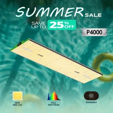 VIPARSPECTRA P4000 LED Grow Light Full Spectrum for 5x3ft Indoor Grow Tent Kits