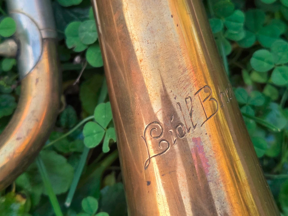 alte Drehtrompete Bb "Lidl Brünn" braucht kleinen Service... - Bild 4 von 4