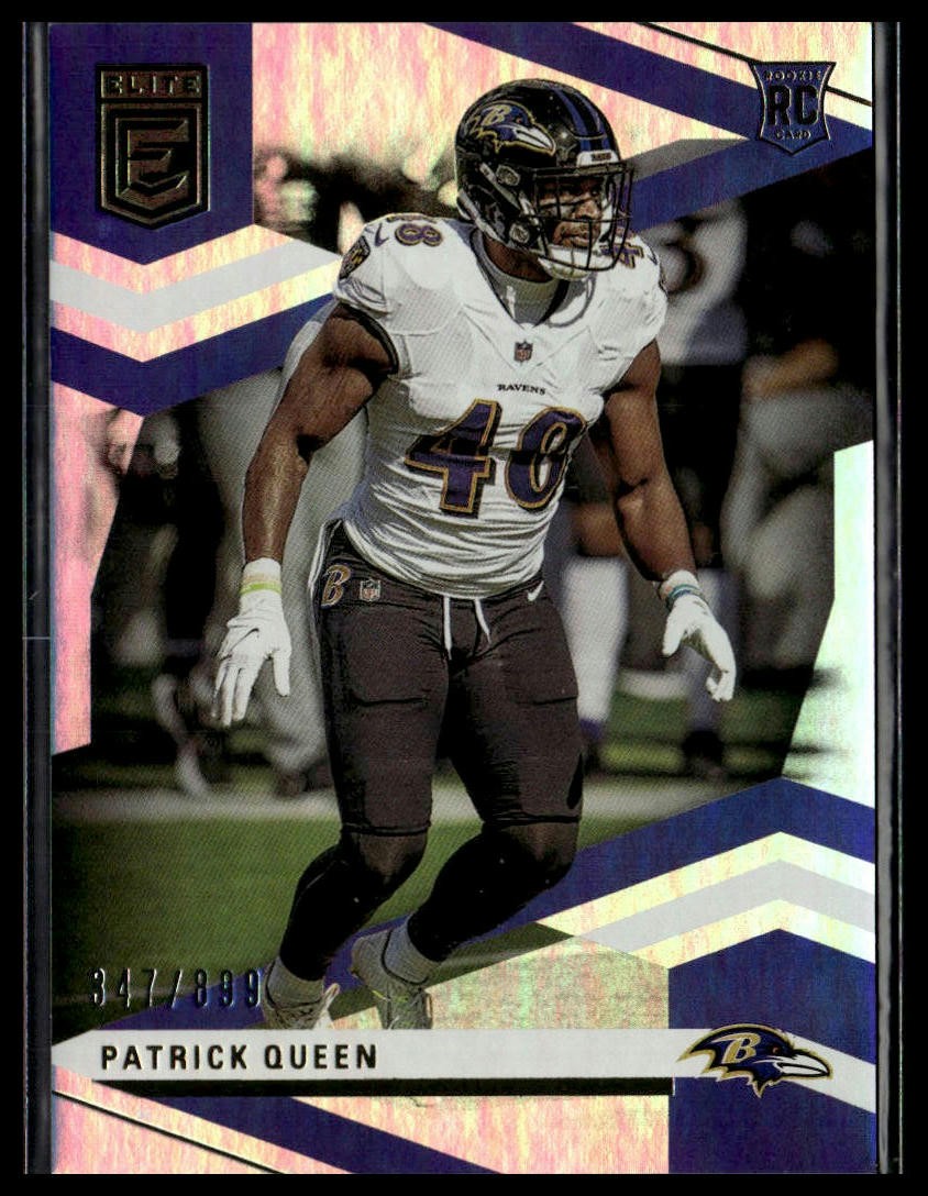Patrick Queen 2020 Panini Chronicles Elite Update #235 #/899 Ravens
