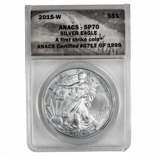 2015W American Silver Eagle $1 First Strike ANACS SP 70
