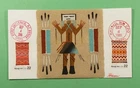 DR WHO 1986 FDC INDIAN NAVAJO ART HAM HAND PAINTED CACHET DUAL CANCEL R68275