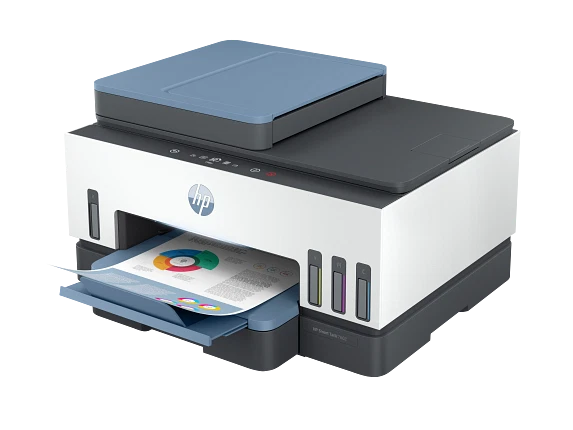 HP Smart Tank 7602 All-in-One InkJet Printer, Color Mobile Print, Copy, Scan, - Image 3 of 4