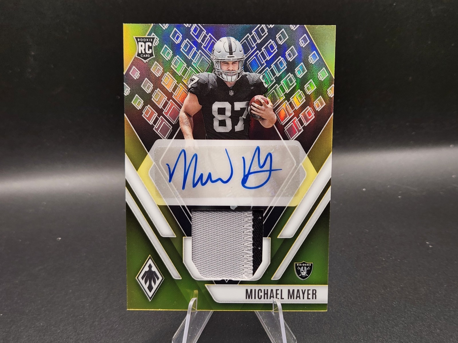 Michael Mayer Panini Phoenix Rps Rookie Auto Jersey #RAJMM Yellow Prime
