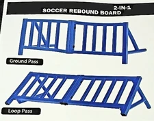 Winthai 2 In 1 Soccer Rebound Board 2 Sandbags Storage Bag New In Box READ