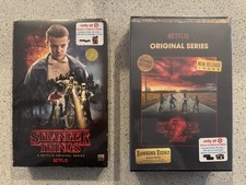 Stranger Things Netflix Blu Ray/DVD Season 1 2 Target Edition NEW Retro VHS