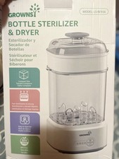 Grownsy Baby Bottle Sterilizer and Dryer Compact Electric Steam Baby Sanitizer