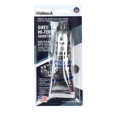12 pcs High-Temp Grey RTV Silicone Gasket Maker VISBELLA Sealant for Valve cover