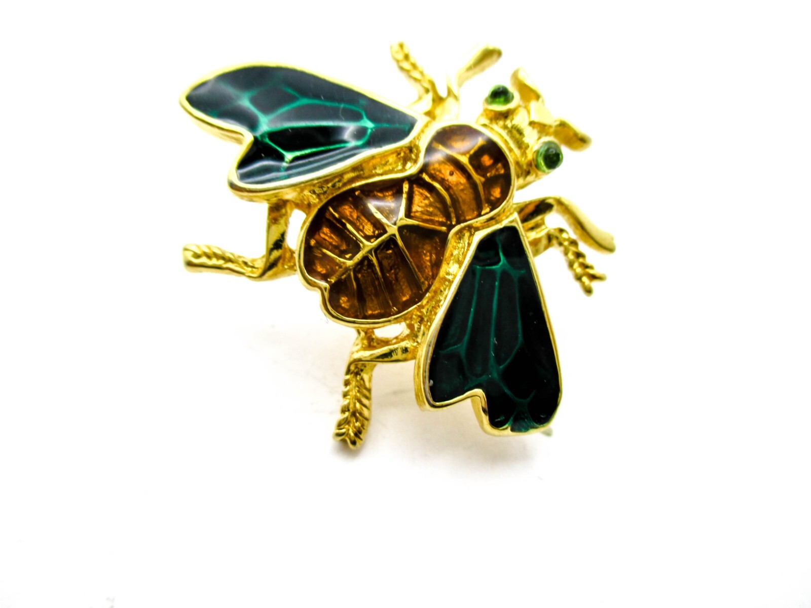 Trifari Bug Pin Gold Tone Tack Hat lapel jacket