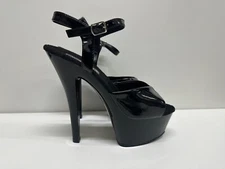 Funtasma Juliet-209 women size 8 spike 6 inch heel platform sandal ankle strap