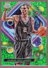2023-24 Topps Cosmic Chrome Green Space Dust Refractor #68 Jason Williams /75