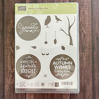 Stampin' Up! AMONG the BRANCHES Used Christmas Halloween Autumn | eBay