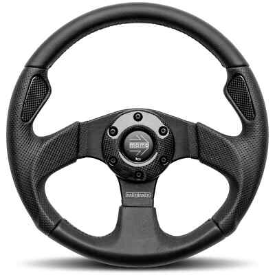 MOMO CB Carbon Steering Wheel JET Black Leather 320mm Product 32BK0B OEM JDM J-1