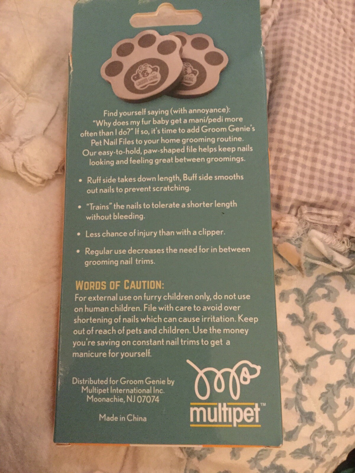 3" Groom Genie Nail-File - Dog  -