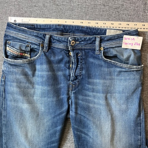 Diesel Waykee Regular Straight Jeans - Herren Größe 34*32 (Passform 34*31) - Blau - Bild 11 von 14