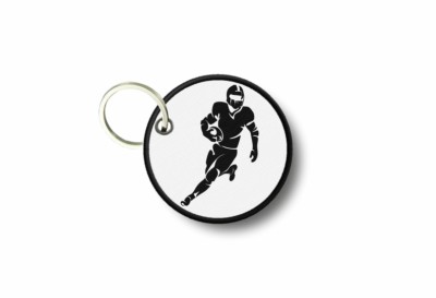 Porte cle cles clef brode patch ecusson football americain usa
