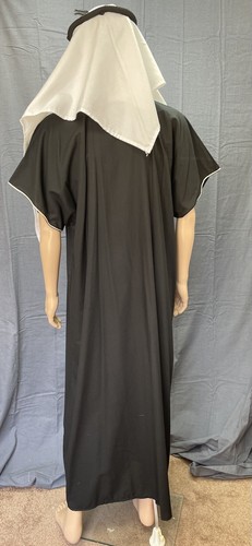 Authentic adult Arab costume- black robe "New" - Picture 3 of 8