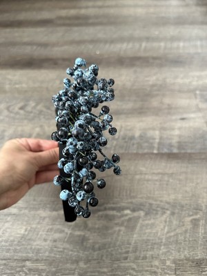 New Handmade Designer Fascinator Headband Black Blue  display picture 3