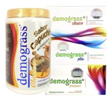 4 DEMOGRASS  clasic plus premier 90 Caps 500mg +  Shake Powder Capuchino 500g