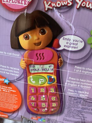 Dora Cell Phone Knows Your Name | eBay