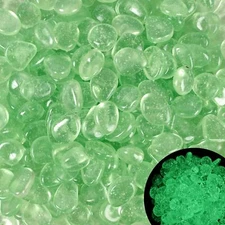 200pc Luminous Stone Glow Stones Glow in The Dark Rocks Outdoor for Walkway B...