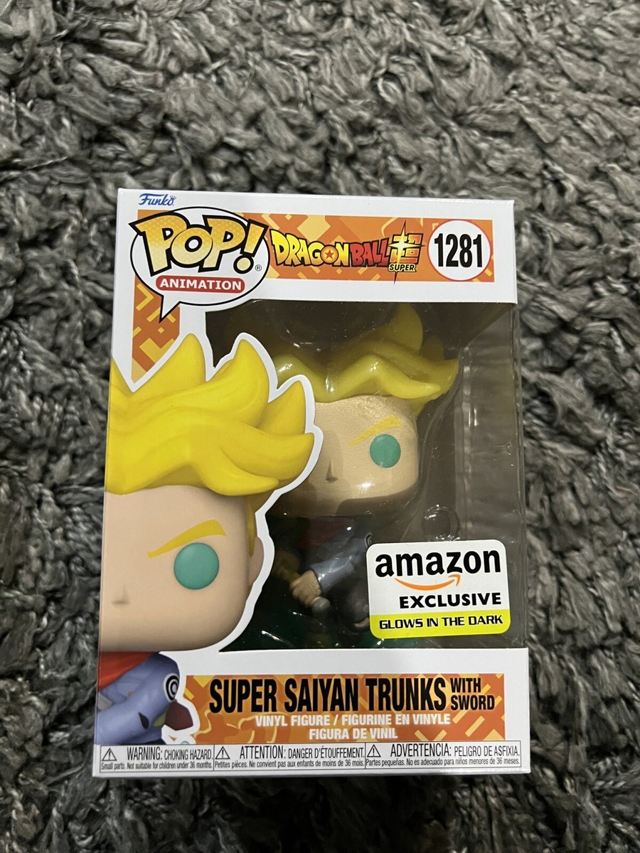Funko Pop Dragon Ball Super Super Saiyan Trunks With Sword Glow