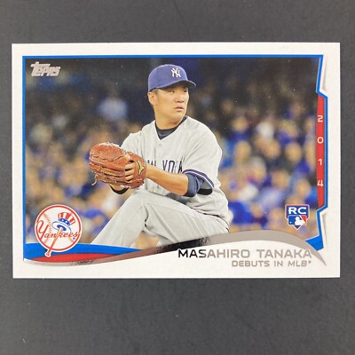 Masahiro Tanaka 2014 Topps Update Series Rookie Card #200 MLB New York Yankees