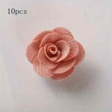 10pcs 1 1/2-inch-wide dusty rose color flowers roses