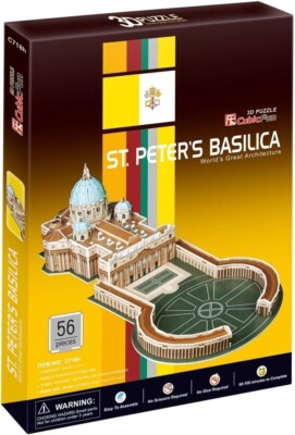CUBIC FUN 3D-PUZZLE - ST.PETER`S BASILICA NEU UND OVP