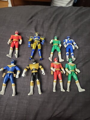 Vintage Bandai Power Rangers/ Beetleborg Lot Of 8 Loose/ Incomplete (F2)