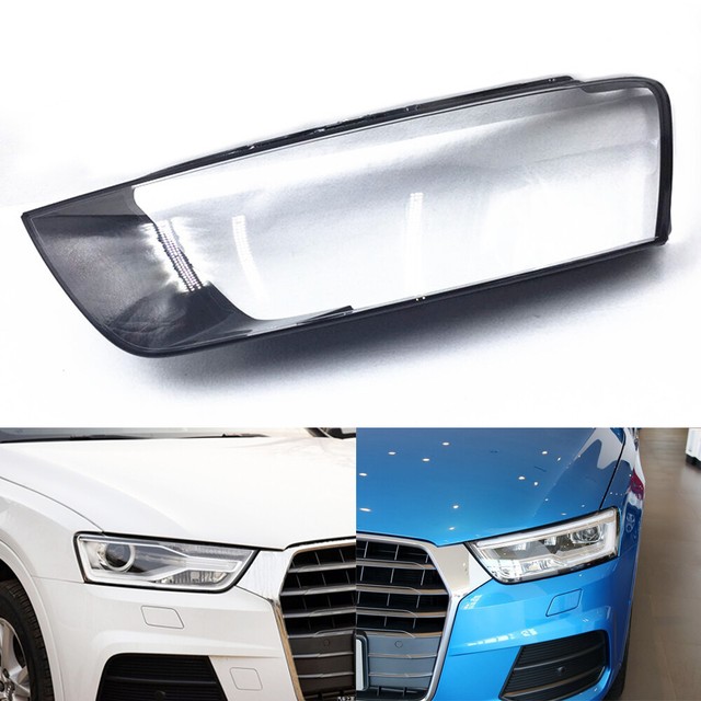 For Audi Q3 2016 2017 2018 Car Headlight Headlamp Clear Lens Auto Shell