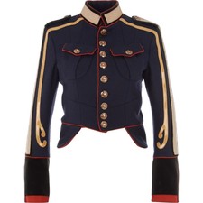 Dsquared2 Wool Leather Jacket Uk8 It40 £3590 Dsquared New